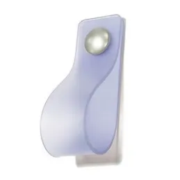 Plastična ručkica knop DREAMSY / Prozirna - plava