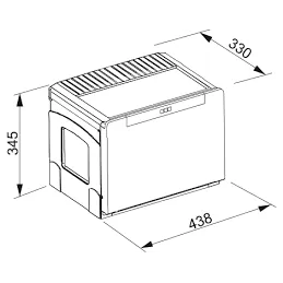 Izvlačni koš za otpad FRANKE CUBE 40