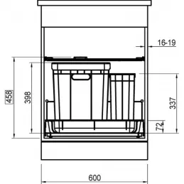 Sorter FRANKE 350-60 Varia za ladicu