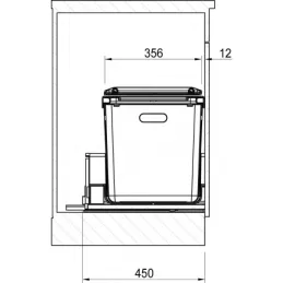 Sorter FRANKE 350-60 Varia za ladicu