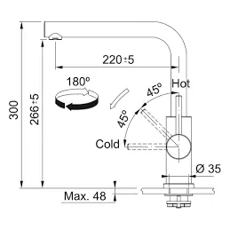Baterija Franke FN 0143.031 / Krom