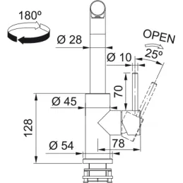 Baterija Franke FN 0143.031 / Krom