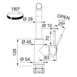 Baterija Franke FN 0143.031 / Krom
