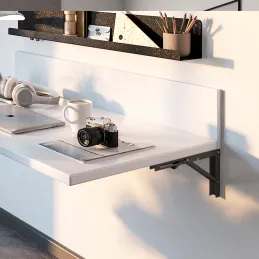 Sklopna konzola FOLDEX - par 2 kom / Crna mat