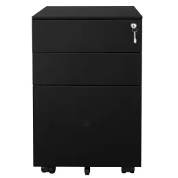 Kancelarijski kontejner na kotačićima GARDO 390 / Crni