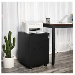 Kancelarijski kontejner na kotačićima GARDO 390 / Crni