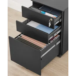 Kancelarijski kontejner na kotačićima GARDO 390 / Crni