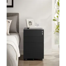 Kancelarijski kontejner na kotačićima GARDO 390 / Crni