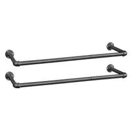 Set 2 kom Vešić za odjeću REGALO DUO 920 mm / Crna mat