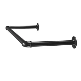 Set 2 kom Vešić za odjeću REGALO DUO 920 mm / Crna mat