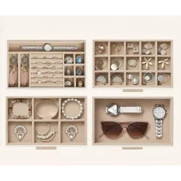 Dizajnerska kutija za nakit SWAN XXL / Bijela