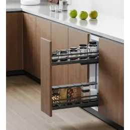 Izvlačna košara RANGER s tihim zatvaranjem / Antracit