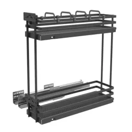 Izvlačna košara RANGER s tihim zatvaranjem / Antracit