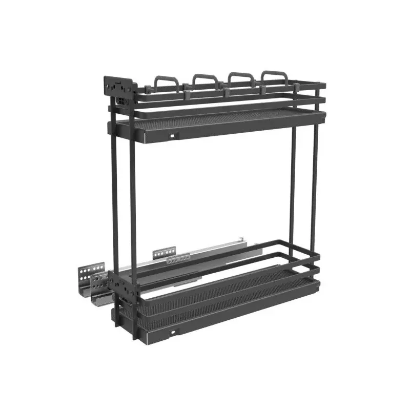 Izvlačna košara RANGER s tihim zatvaranjem / Antracit