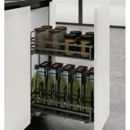 Izvlačna košara RANGER s tihim zatvaranjem / Antracit