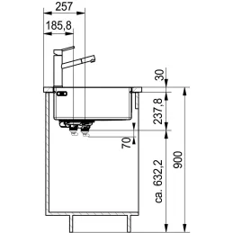 Nerez sudoper Franke NEX 611