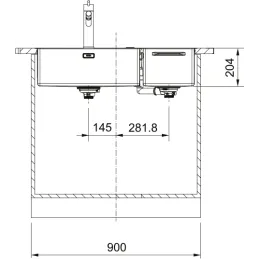 Nerez sudoper Franke NEX 611