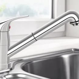 Set Blanco Nehrđajući sudoper DANA 6 + Miješalica DARAS-S s tušem / Sjajni krom