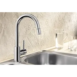 Set Blanco Nehrđajući sudoper DANA 6 + Slavina MIDA / Sjajni krom