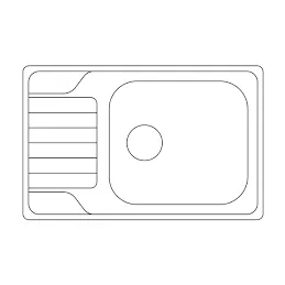 Set Blanco Nehrđajući sudoper DINAS XL 6 S Compact + Slavina MILA / Sjajni krom