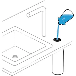 Dozator deterdženta Alveus PEAR / Nehrđajući čelik