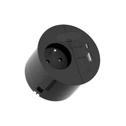 Električna utičnica LOOP IN Charge FRENCH / Crna