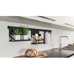 Univerzalna velika polica za viseći sustav EXCLUSIVE / Crna mat