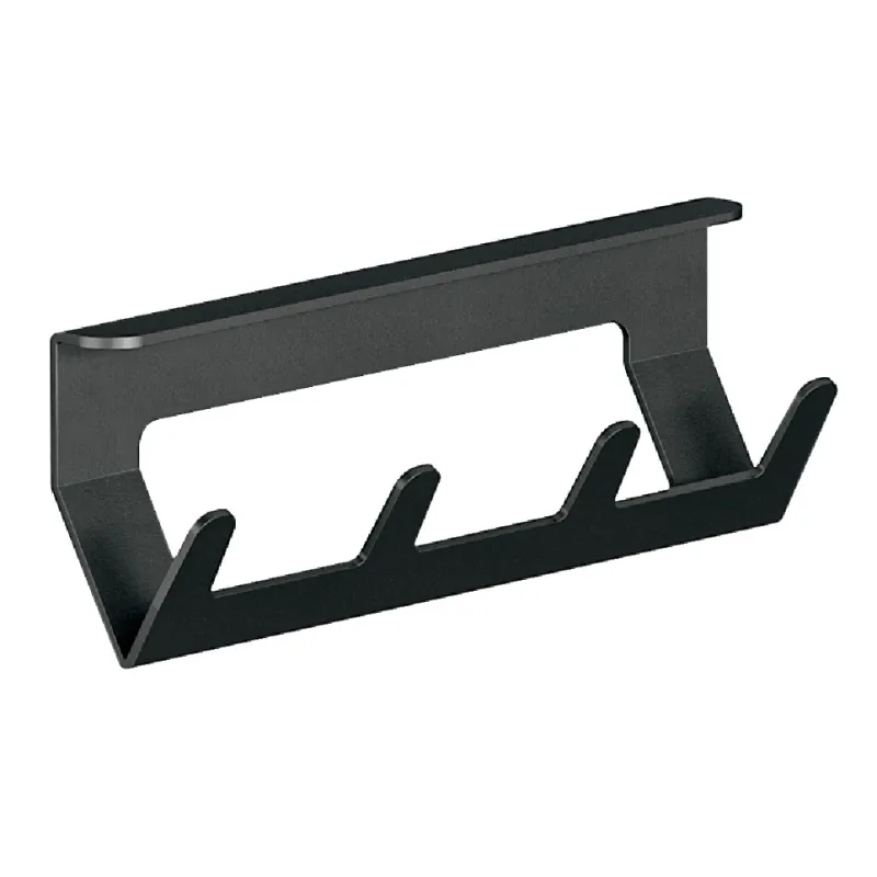 Vješalica s 3 kukice za viseći sustav EXCLUSIVE / Crna mat