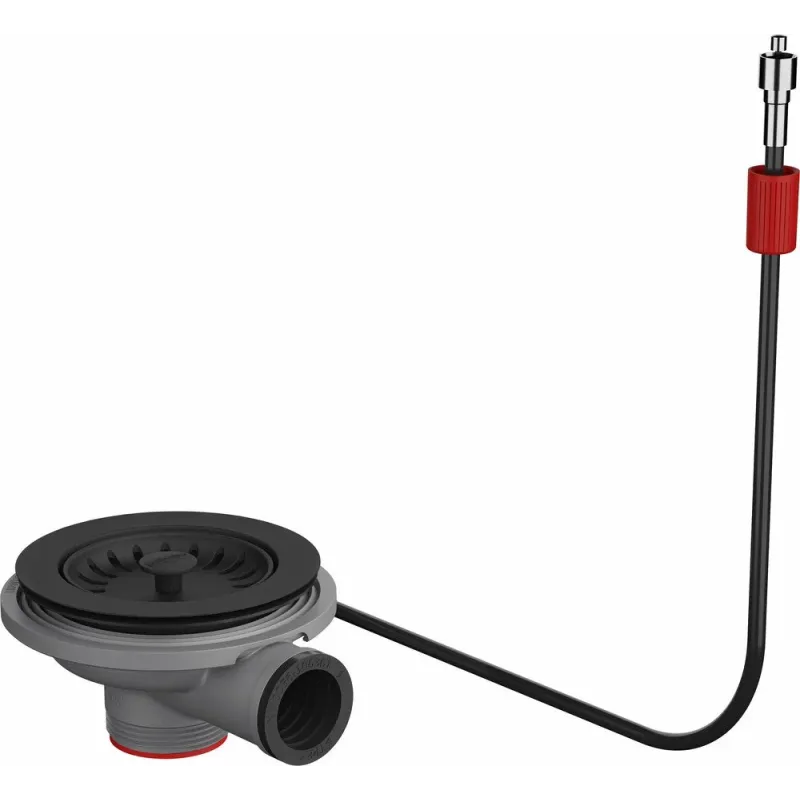 Rotirajući sitni ventil Franke granit / Crna mat