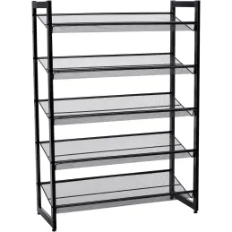 Stalak za cipele METALO XL / Crna mat