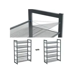 Stalak za cipele METALO XL / Crna mat