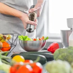 Keramički mlinac za sol i papar 2u1 / Nehrđajući čelik