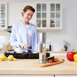 Keramički mlinac za sol i papar 2u1 / Nehrđajući čelik