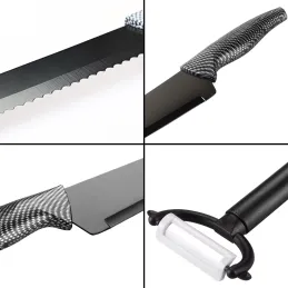 Set od 6 komada kuhinjskih noževa od nehrđajućeg čelika