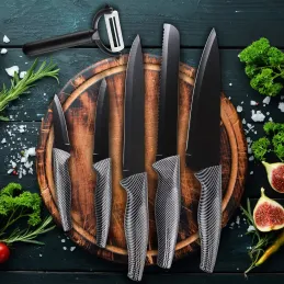 Set od 6 komada kuhinjskih noževa od nehrđajućeg čelika