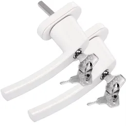 Set od 2 komada zaključanih ručki za prozore LOCKED / Bijela