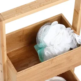 Dizajnerska kupaonska polica EQUIST / Bambusovo drvo