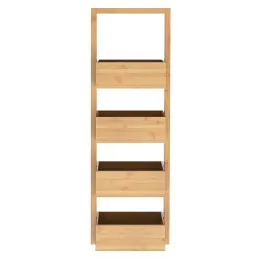 Dizajnerska kupaonska polica EQUIST / Bambusovo drvo