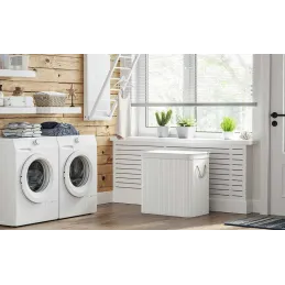 Košara za rublje GLAMUR 150L / Bijela