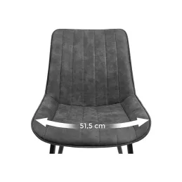 Set 2 komada stolica LUCCIA / Antracit