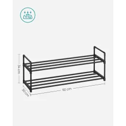 Stalak za cipele EKKO LINE DUO / Crna mat