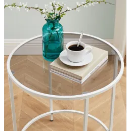 Konferencijski stolić REGALO LUX Mini / Bijela mat