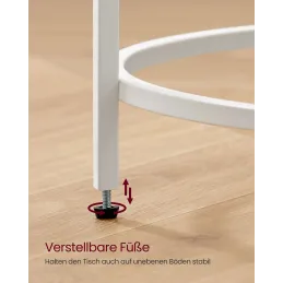 Konferencijski stolić REGALO LUX Mini / Bijela mat