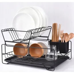 Ocjeđivač posuđa ALFREDO / Crna mat