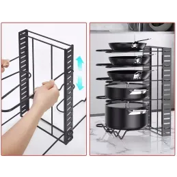 Organizator za kuhinjski pribor EXTRA / Crna mat