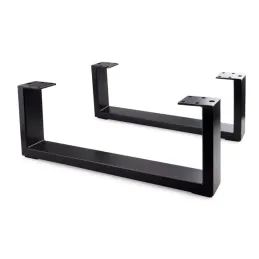 Set od 2 komada namještajnih nogu SIMONE / Crna mat