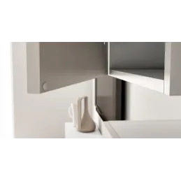 Ugradbeni prigušivač za vrata - 10 kom / Bijela