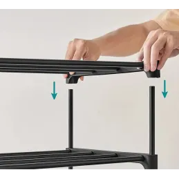 Stalak za cipele EKKO LINE XL / Crna mat