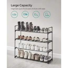 Stalak za cipele EKKO LINE XL / Crna mat