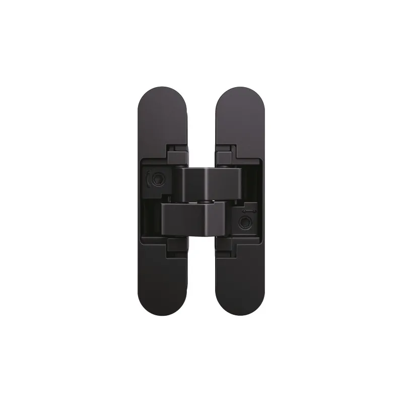 Skrivena šarka za vrata bez preklopa ANSELMI 140 3D / Crna mat